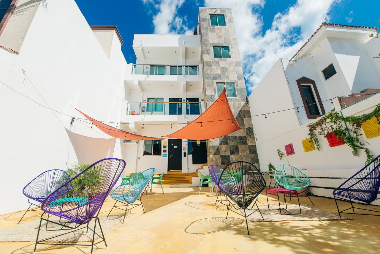 The Mermaid Hostel Beach (Adults Only) Cancún Eksteriør billede
