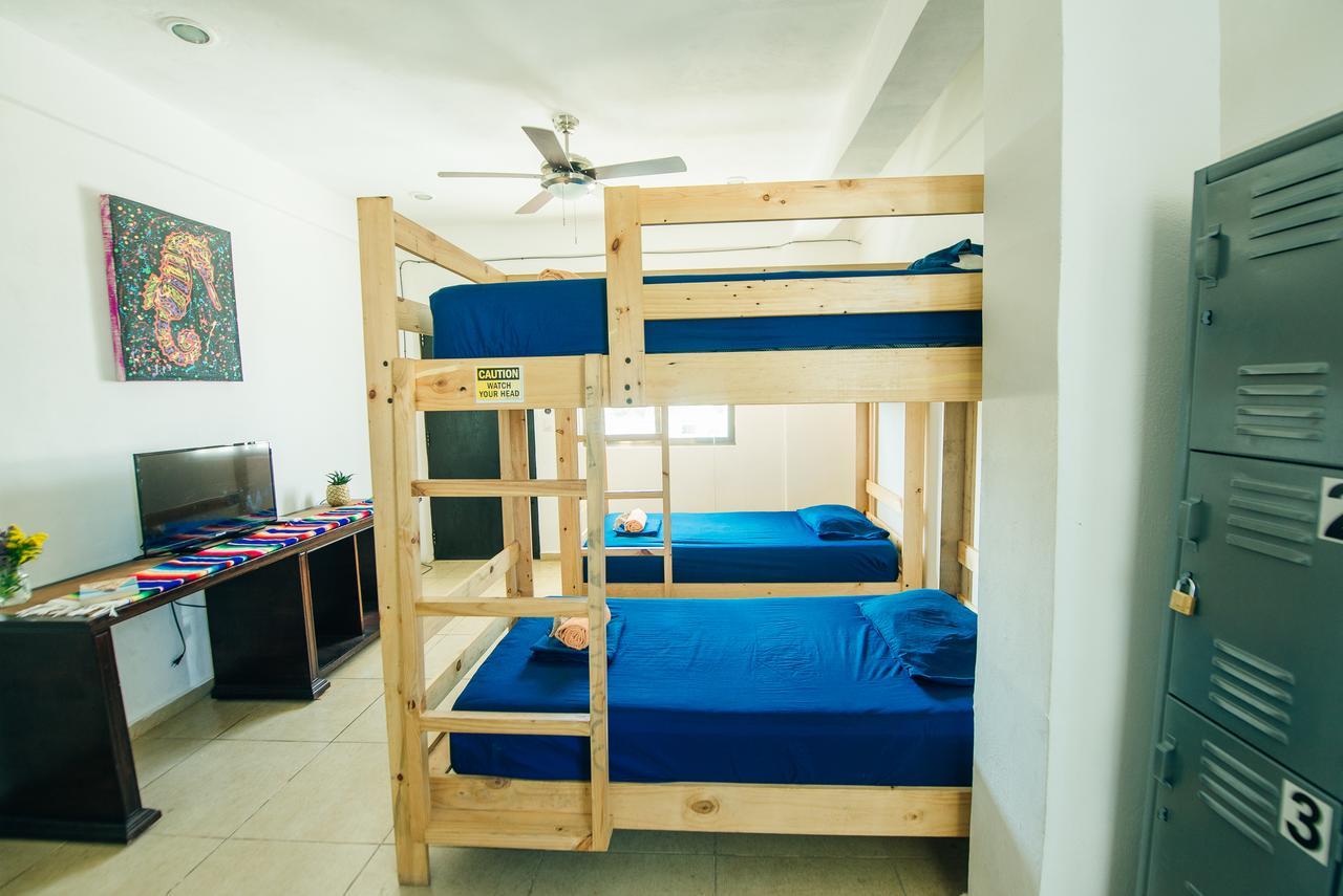 The Mermaid Hostel Beach (Adults Only) Cancún Eksteriør billede
